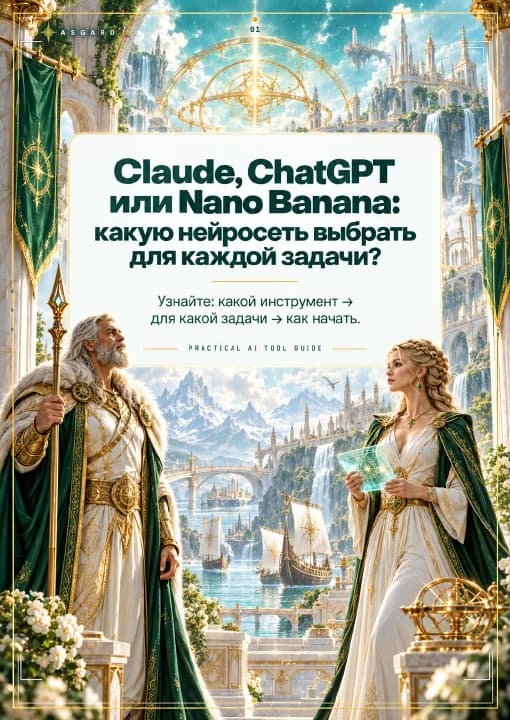 Обложка «Claude, ChatGPT или Nano Banana?»